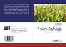 Bookcover of Continuous Rice Cultivation in the Nile Delta of Egypt