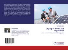 Couverture de Drying of fruits and vegetables