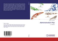 Buchcover von Administration Pop