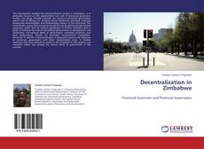 Decentralization in Zimbabwe kitap kapağı