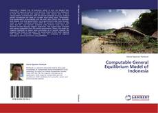 Capa do livro de Computable General Equilibrium Model of Indonesia 