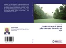 Buchcover von Determinants of RWHT adoption and intensity of use