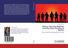 Portada del libro de African Security Regimes and the Peace Process in Darfur