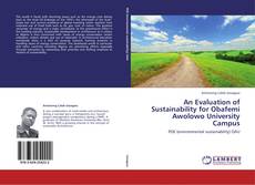 Capa do livro de An Evaluation of Sustainability for Obafemi Awolowo University Campus 