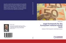 Bookcover of Legal framework for the Eurosystem national central bank