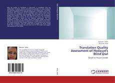 Buchcover von Translation Quality Assessment of Hedayat's Blind Owl