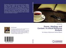 Couverture de Power, Ideology and Context: A critical Discourse Analysis