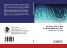 Capa do livro de Bolton's Norms For Hyderabad Population 