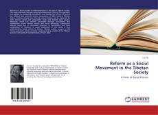 Portada del libro de Reform as a Social Movement in the Tibetan Society