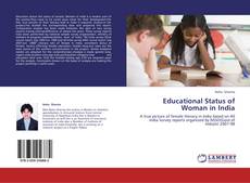 Capa do livro de Educational Status of Woman in India 