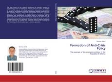 Formation of Anti-Crisis Policy kitap kapağı