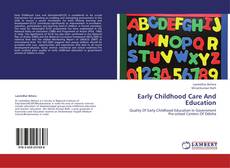 Early Childhood Care And Education kitap kapağı