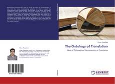 Capa do livro de The Ontology of Translation 