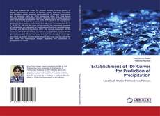 Portada del libro de Establishment of IDF Curves for Prediction of Precipitation