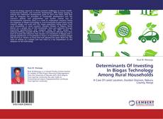 Determinants Of Investing In Biogas Technology Among Rural Households kitap kapağı