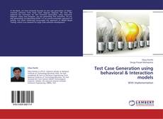 Bookcover of Test Case Generation using behavioral & Interaction models