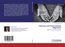 Colonial and Post-colonial Migration kitap kapağı