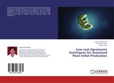 Capa do livro de Low cost Agronomic Techniques for Sustained Pearl millet Production 