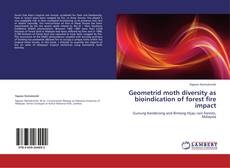 Bookcover of Geometrid moth diversity as bioindication of forest fire impact