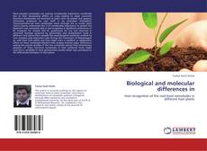 Couverture de Biological and molecular differences in