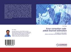 Error correction code   aided channel estimation kitap kapağı