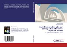 Capa do livro de Semi-Numerical Solution of some partial differential equation models 