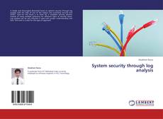 Capa do livro de System security through log analysis 