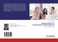 Couverture de Improvements in organizational Development