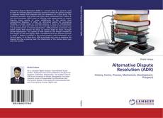 Buchcover von Alternative Dispute Resolution (ADR)