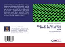 Capa do livro de Studies on the Performance of Plate and Frame Filter Press 