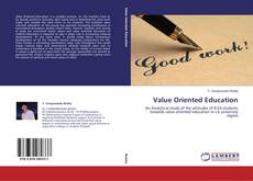 Copertina di Value Oriented Education