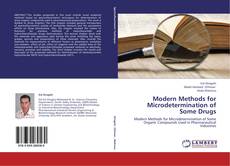 Buchcover von Modern Methods for Microdetermination of Some Drugs
