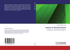Bookcover of Issues in Environment