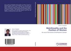 Couverture de Matrilineality and the Position of Women