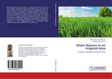 Water Balance in an Irrigated Area kitap kapağı