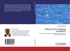 Copertina di Effects of the working conditions