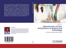Portada del libro de Determinants of Girls' Performance in Science and Technology