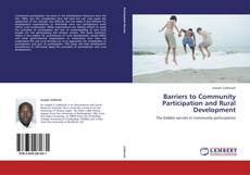 Buchcover von Barriers to Community Participation and Rural Development