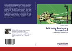 Folk-Urban Continuum Reconsidered kitap kapağı