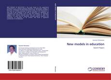 Portada del libro de New models in education