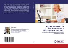 Capa do livro de Health Professionals learning online: A contemporary approach 