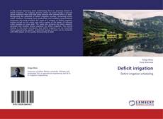 Bookcover of Deficit irrigation