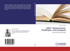 Capa do livro de SADC: Achievements, Challenges, and prospects 