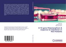 Buchcover von Il-10 gene Polymorphism & response to interferon in HCV Patients