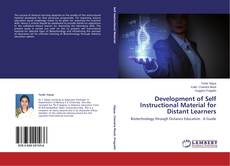 Buchcover von Development of Self Instructional Material for Distant Learners