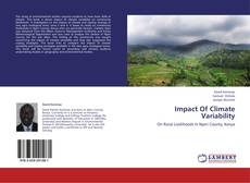 Impact Of Climate Variability kitap kapağı