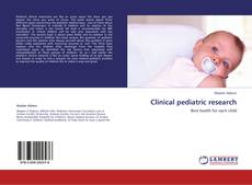 Capa do livro de Clinical pediatric research 