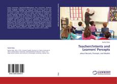 Capa do livro de Teachers'Intents and Learners' Percepts 