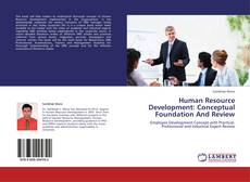 Copertina di Human Resource Development: Conceptual Foundation And Review