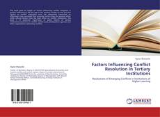 Portada del libro de Factors Influencing Conflict Resolution in Tertiary Institutions